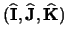 $(\ensuremath \mathbf{\widehat{I}},\ensuremath \mathbf{\widehat{J}},\ensuremath \mathbf{\widehat{K}})$