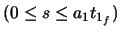 $(0 \leq s \leq a_{1}t_{1_{f}} )$